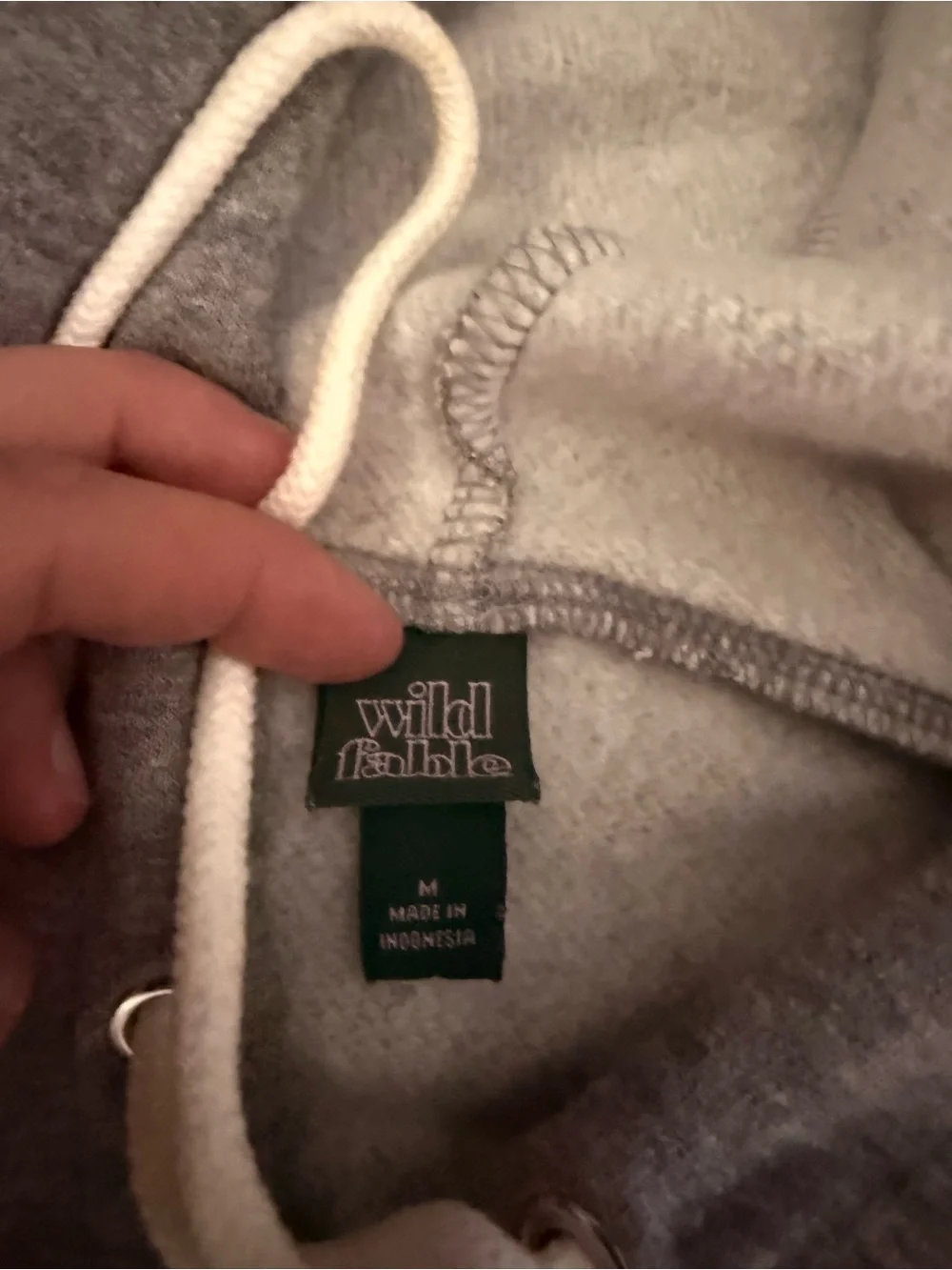 Wild fable Heather Gray Hoodie & sweatpants sweat Set - Picture 3 of 3
